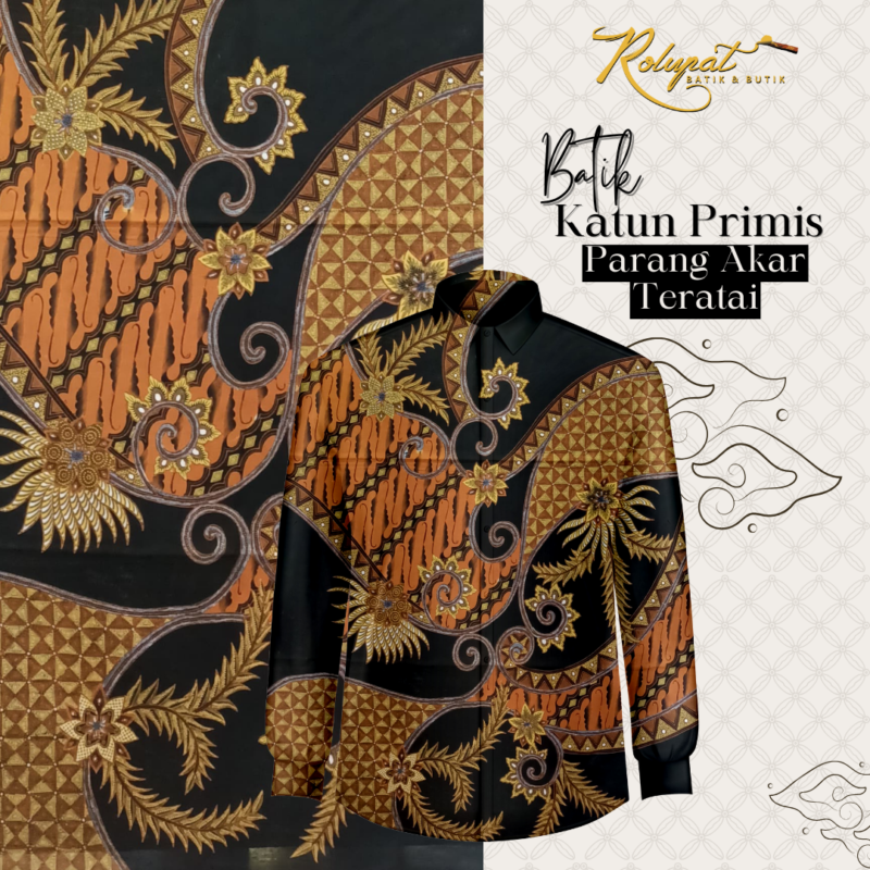 Batik Katun Primis Parang Akar Teratai