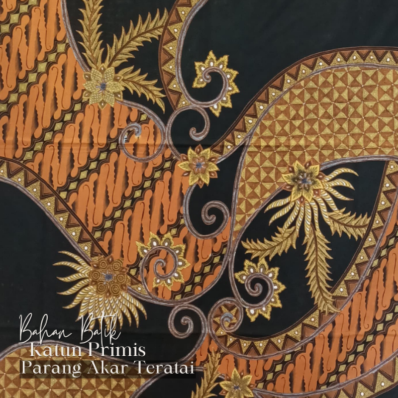 Batik Katun Primis Parang Akar Teratai - Image 2