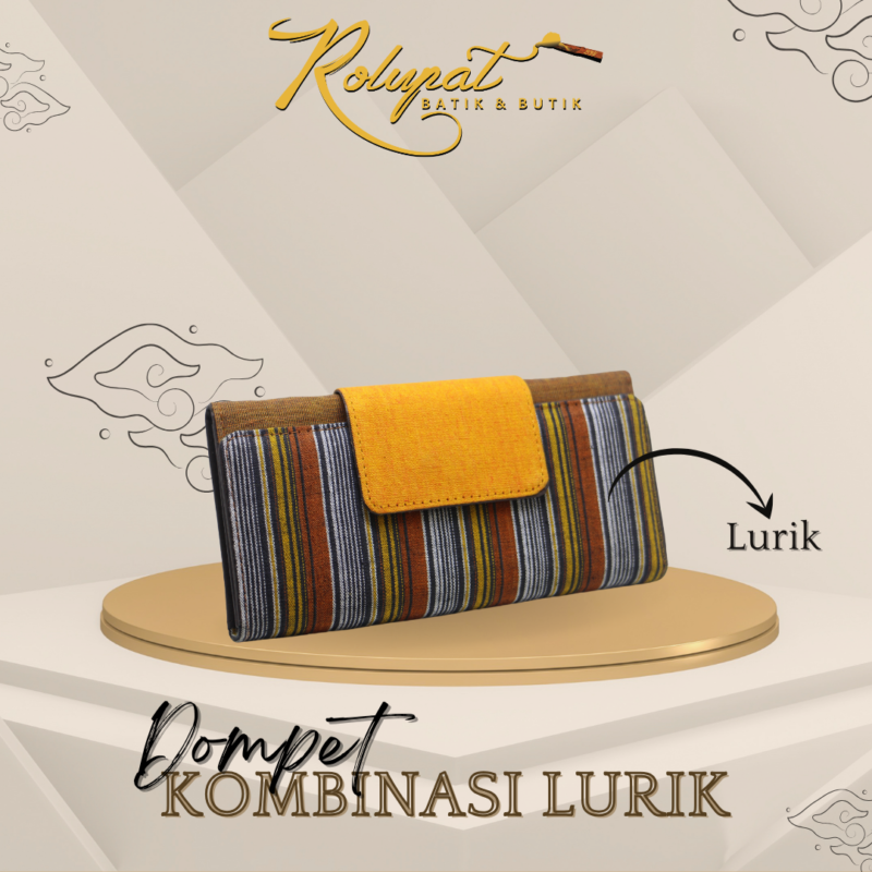 Dompet Kombinasi Lurik