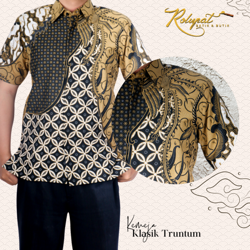 Kemeja Pendek Klasik Truntum