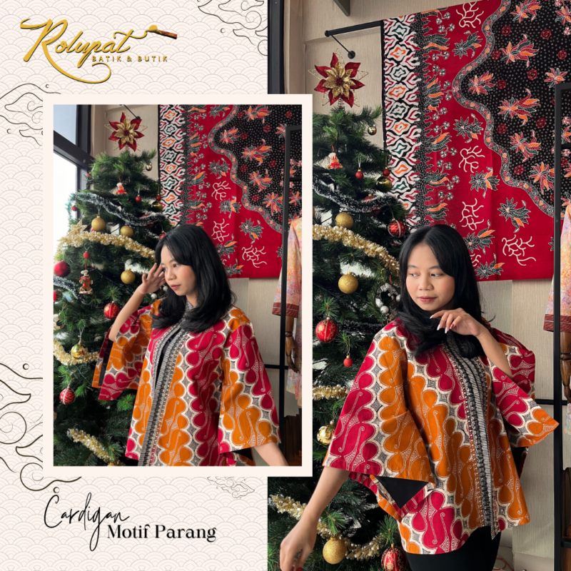 Cardigan Batik Motif Parang