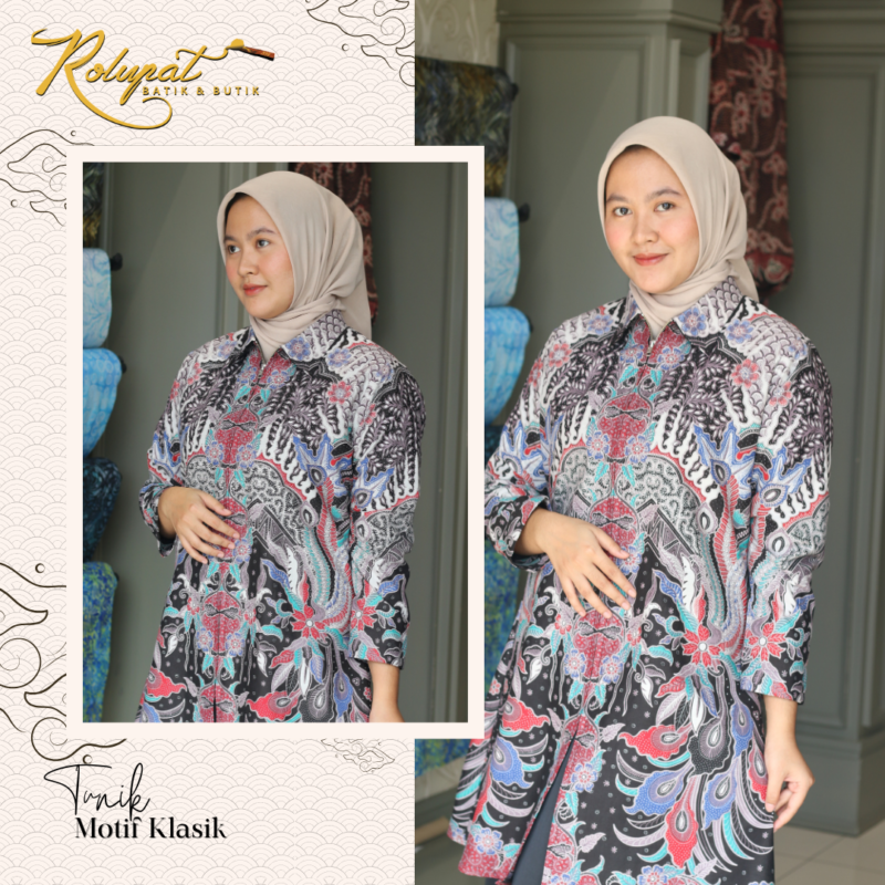 Tunik Motif Batik Klasik