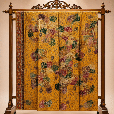 Sutra Silk Batik Madura Pola Sekar Pesisir Kencana